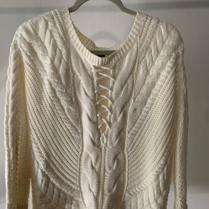 White knit sweater - Express